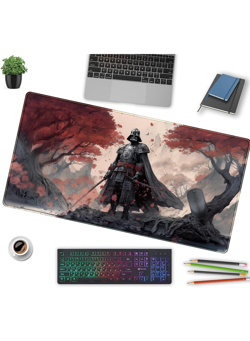 لوحة ماوس ألعاب TCG Star War (70×30 سم) للوحة المفاتيح وسجادة الماوس المكتبية - قاعدة مطاطية مضادة للانزلاق - حواف مخيطة - مقاومة للماء - إصدار سريع - Image 5