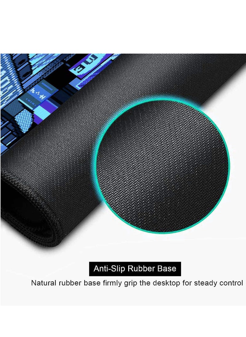 Generic - Japanese Skyline Pixel City Gaming Mouse Pad – Anti Slip Base – Speed Edition | 70 X 30 cm - Image 1