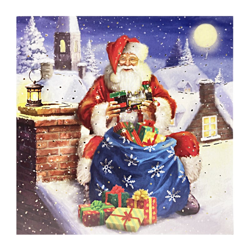 GIFTMAKER Christmas Card Mini Square Cards - 12 pcs - Image 2