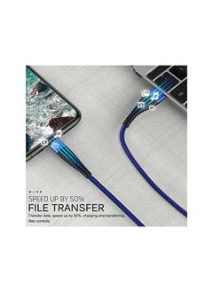 1m 2m 3m USB Cable Charger For iPhone Cable, Data Cable, Compatible with Smartphone, Tablet, iPhone iPad iPod and Other Devices Fast Charging Cord Phone Data Long Wire (3M, Blue) - pzsku/Z9F42F12FFF805290890BZ/45/_/1688478159/fbaba6cd-a70d-48df-b7a9-643d6a4c533b