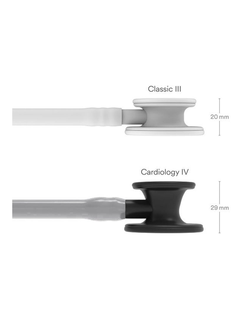 3M Littmann 3M™ Littmann® Cardiology IV™ Diagnostic Stethoscope, 69 cm (Grey 6167) - Image 5