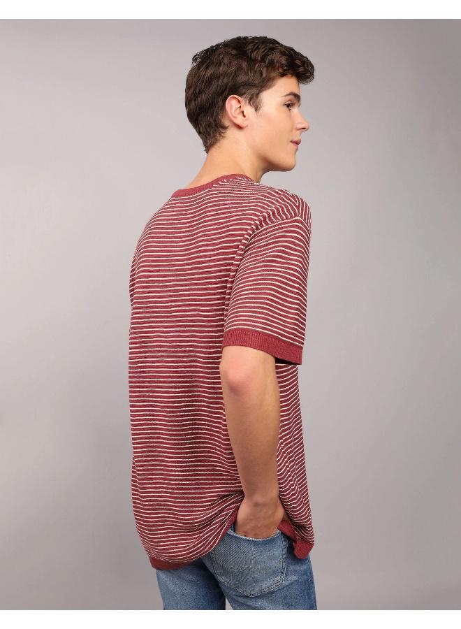 American Eagle Casual Short Sleeve Sweater T-Shirt  - Image 4