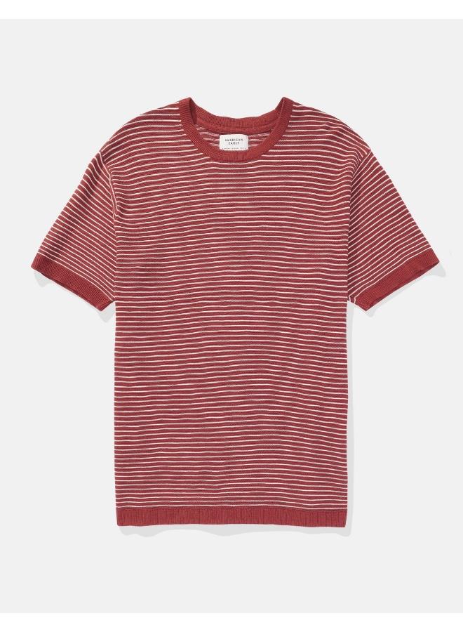 American Eagle Casual Short Sleeve Sweater T-Shirt  - Image 3