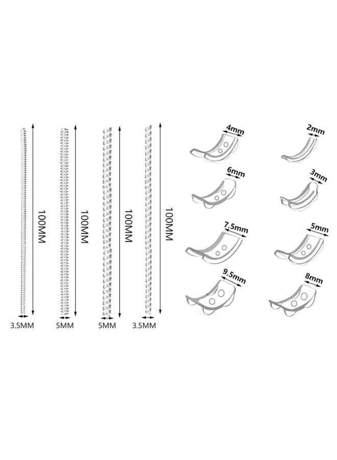 Bukela Ring Adjuster for Loose Rings, Ring Size Adjuster 12 Pcs Invisible Ring Size Adjuster for Loose Rings with 8 Sizes, Ring Adjuster Fit Any Rings Guard Spacer, Ring Size Reducer Spacer Ring Guard - Image 2