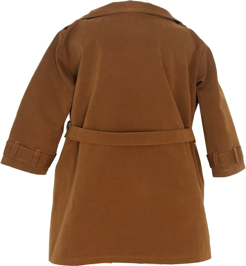 شيكو بابا Boys Trench Coat With Belt 1-8 Years Variant