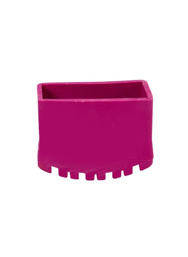 1pc Rose Red Ladder Feet Cover Furniture Leg Protectors Durable Rubber Chair Pads - Image 1