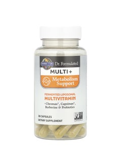 Garden of Life Garden of Life, Dr. Formulated Multi+, Metabolism Support, 30 Capsules  - Image 3