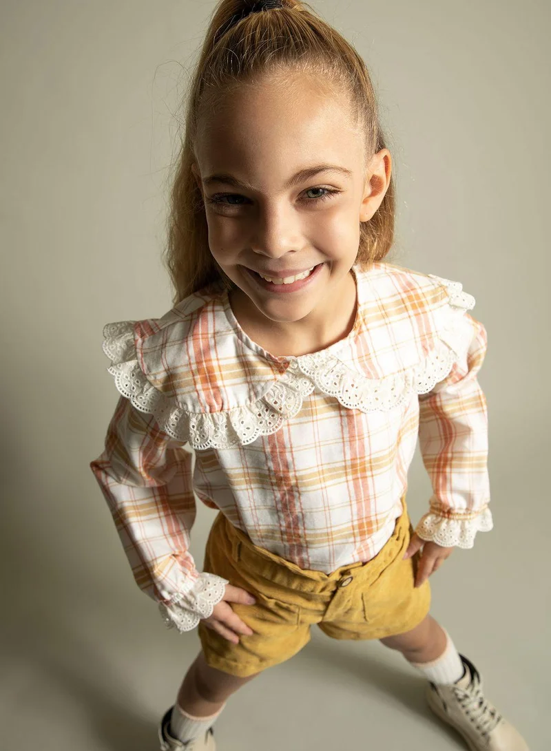 ديفاكتو قميص كاروهات للأطفال