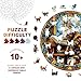 Purdicra Wooden Puzzles for Adults Challenging Maine Cat Library Adult Puzzle Unique Animal Shaped Wooden Jigsaw Puzzles for Adults Creative Gifts Family Games 134 134in 300pcs - Image 4