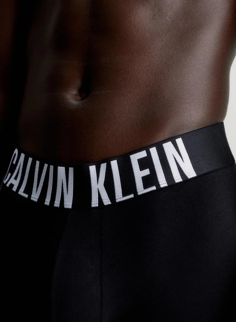 Calvin Klein Black/Black/Black 3 Pack Trunks - Intense Power for Men | Best Price UAE