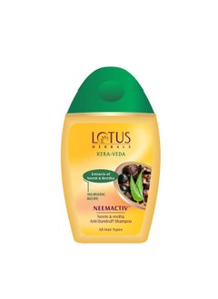 LOTUS HERBALS Kera-Veda Neemactiv Neem And Reetha Anti Dandruff Shampoo, 150Ml  - Image 1