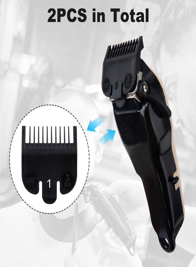 OIIKI 2PCS Hair Cutting Guard Replacements, 1/8" (3.0mm) Combs Guides for Hair Clipper -Black - Image 3