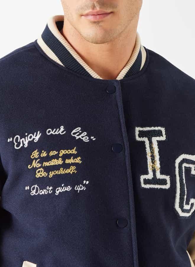 ايكونيك جاكيت فارسيتي بطبعات وأزرار إغلاق كبس من أيكونيك - Image 4