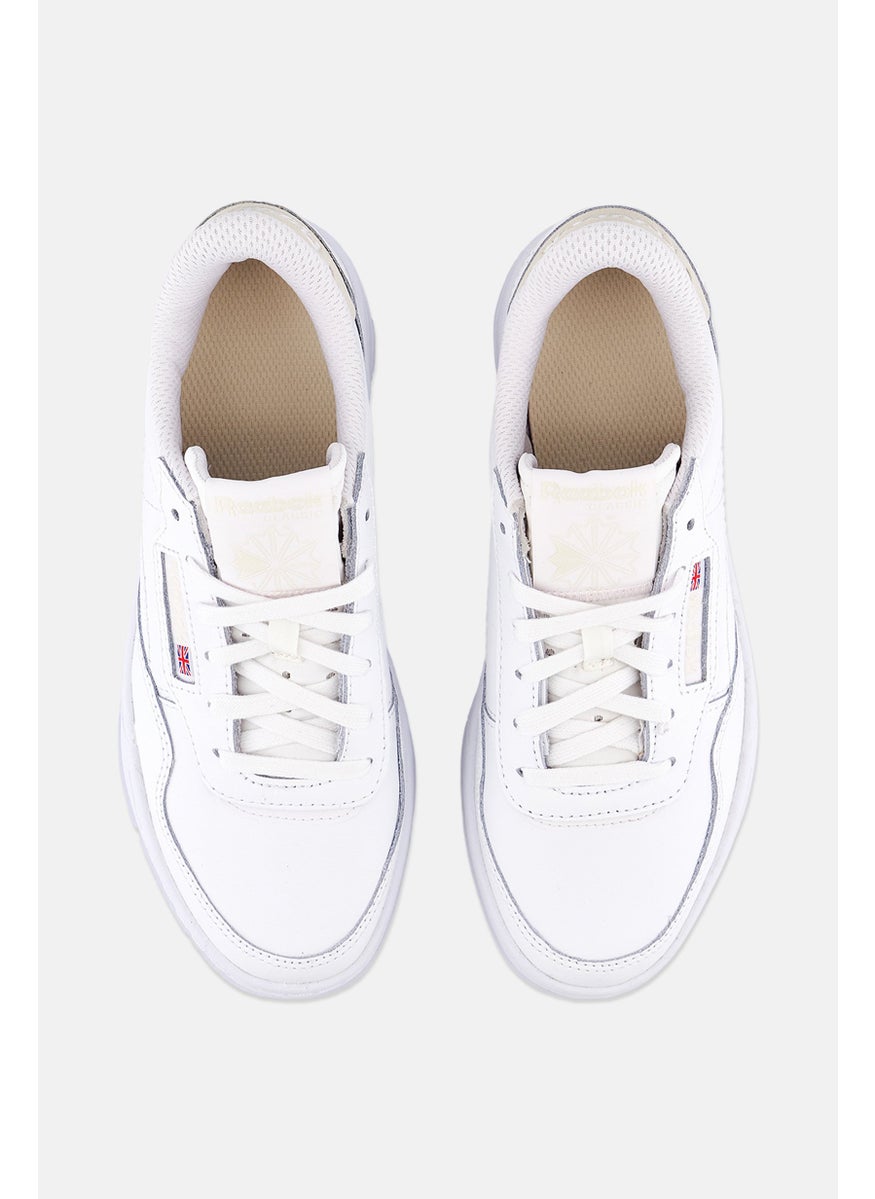 Reebok Women Court Peak Lace Up Sports Shoes, White  - Image 4