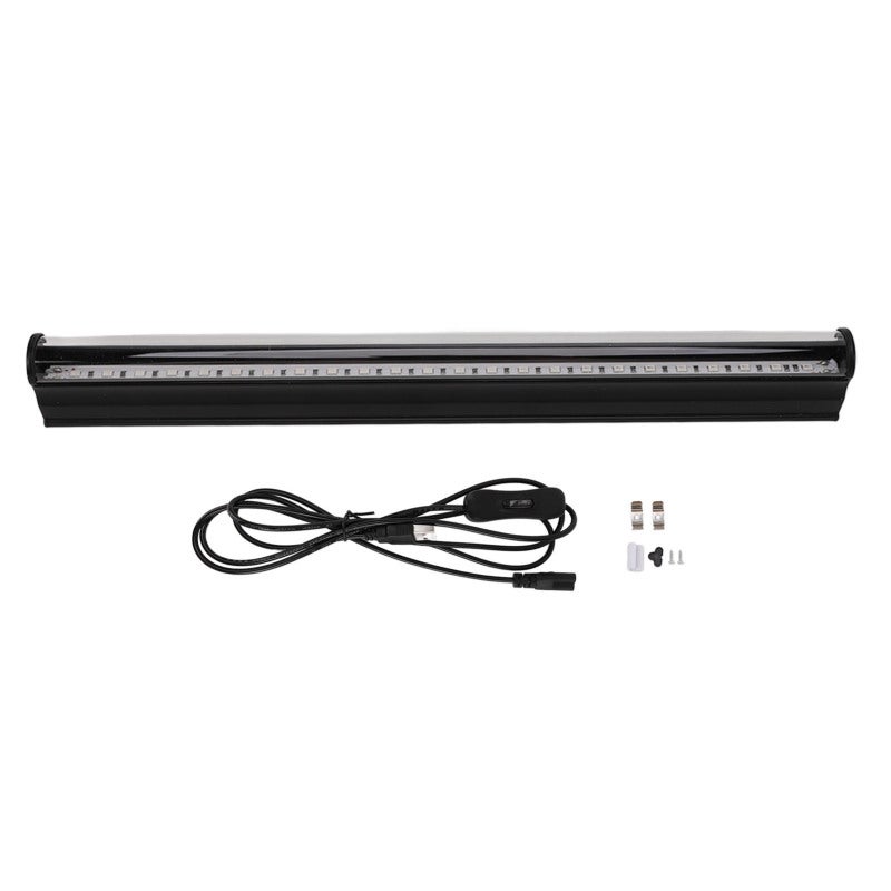 شريط ضوء أسود UV بطول 29 سم يعمل بالطاقة من USB - طول موجي UVA 380-400 نانومتر أنبوب ضوء محمول لتزيين الهالوين، كشف بول الحيوانات الأليفة، فحص العملات - Image 1