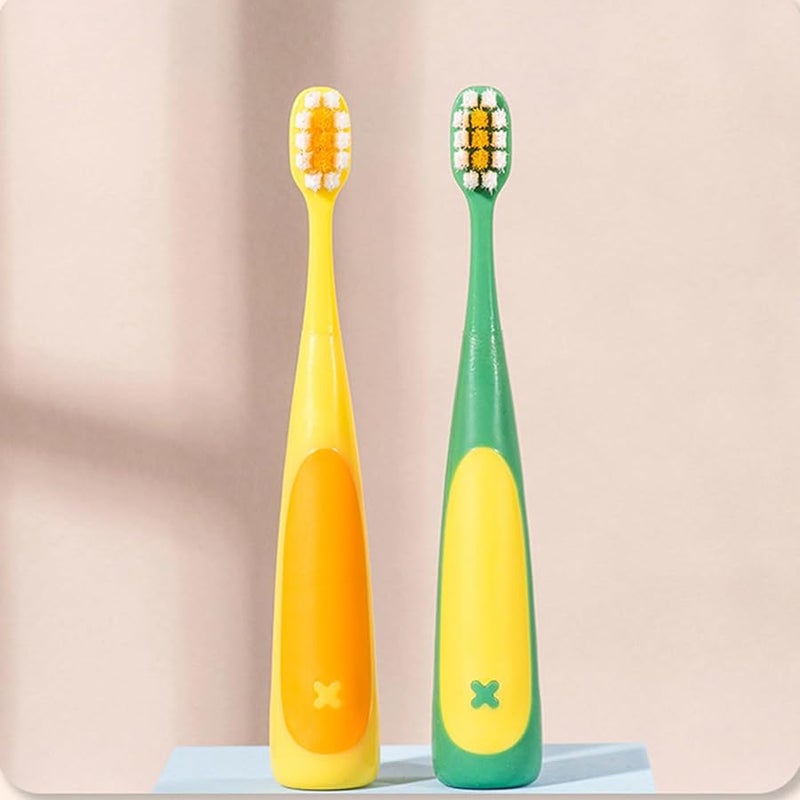 Dinosaur Toothbrush Set For Kids Soft Bristles Ergonomic Grip Fun Brushing Age 6 12 Color A - Image 3