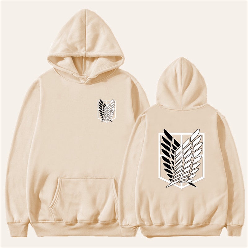 Anime Hooded Sweater Men'S And Women'S Sweatshirts Attack Giant Series Investigation Corps Same Cosplay Men'S Wear - Image 3