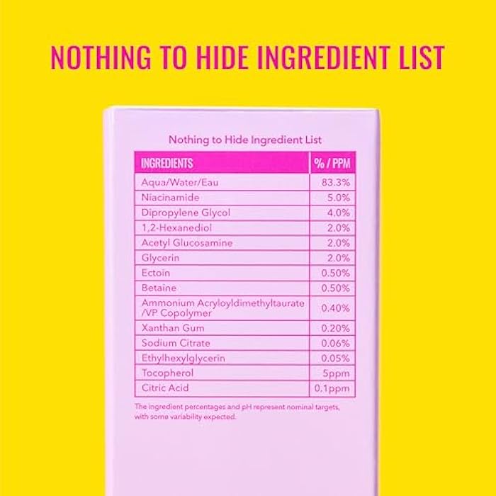 Good Molecules 5% Niacinamide Serum With Ectoin - Ultra Hydrating Serum to Target Enlarged Pores, and Acne - Moisturizing, Pore Minimizer for Face - Skin Care - Image 4