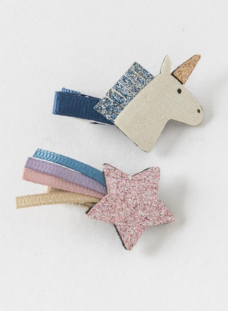 Dave & Bella Unicorn Hair Clip - Image 1