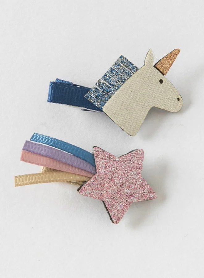 ديف اند بيلا مشبك شعر بتصميم وحيد القرن