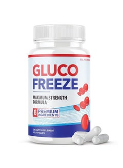 IDEAL PERFORMANCE Glucofreeze Pills - Official Formula Gluco Freeze Pills - Glucofreeze Pills Sugar, Gluco Freeze Dietary Supplement, GlucoFreeze Advanced Strength Formula with Cinnamon, Turmeric, Goji (60 Capsules) 
