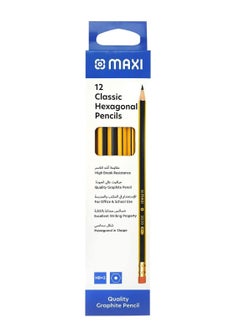 Maxi Maxi HB Pencil Pack of 12 Pieces 