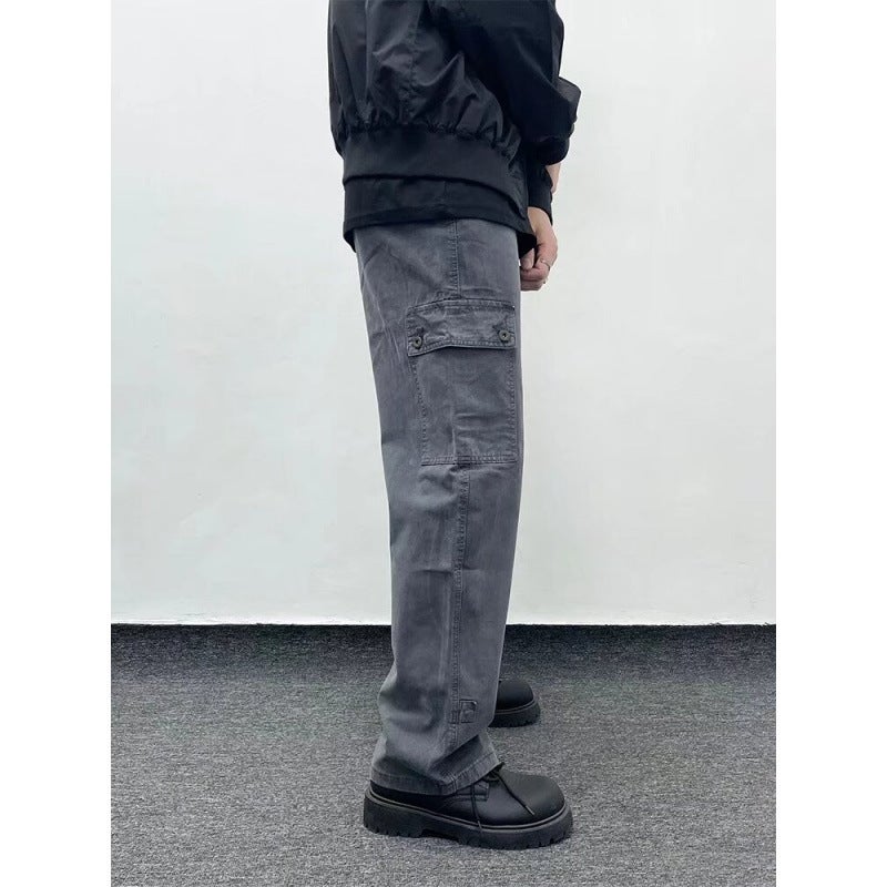 Unisex Classic Denim Jeans Loose Fit Daily Outdoor Wear - Image 5