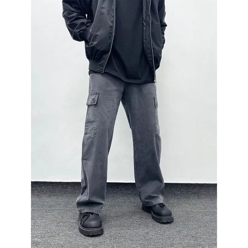 Unisex Classic Denim Jeans Loose Fit Daily Outdoor Wear - Image 3