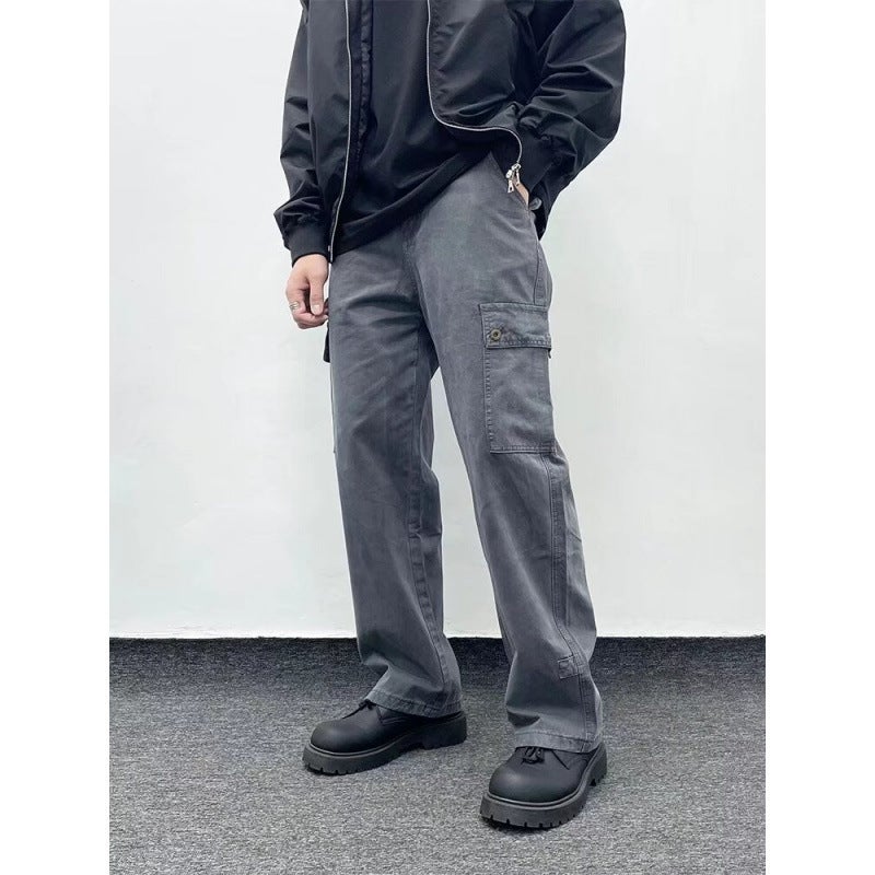 Unisex Classic Denim Jeans Loose Fit Daily Outdoor Wear - Image 2