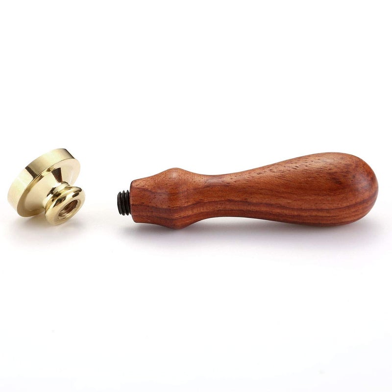 Yoption Baby Series Wax Seal Stamp, Yoption Baby Footprints Brass Head Wooden Handle Sealing Stamp for Baby Shower Party Invitation - Image 5