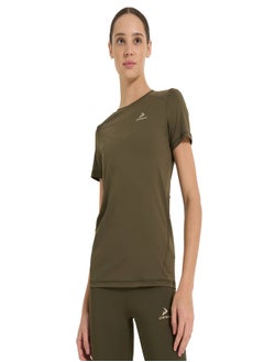 Athlex Women's Military Running T-shirt, Demix, MOVI Cool+ Moisture-Wicking, Mesh Insert for Ventilation, Reflective Details, Comfortable and Stylish for Daily Runs  - Image 1