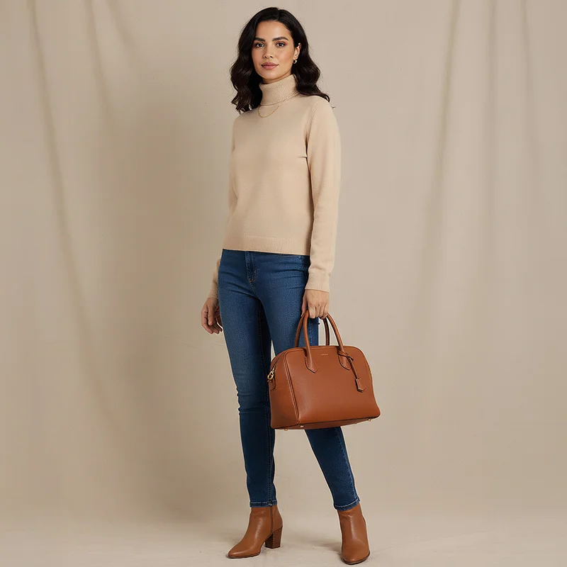 2Xtremz 2Xtremz Textured High Neck Tricot Sweater