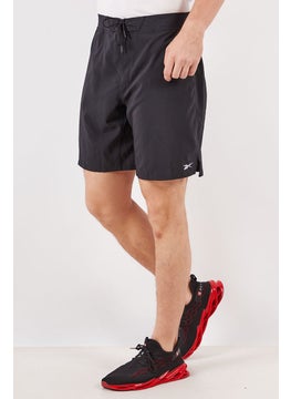 Reebok Men Regular Fit Training Shorts, Black  - Image 2