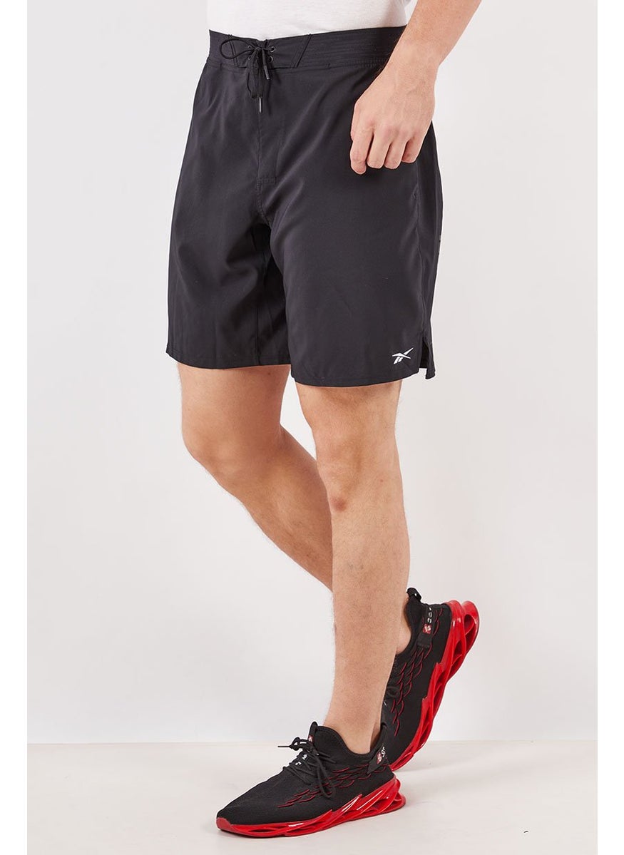 Reebok Men Regular Fit Training Shorts, Black  - Image 2