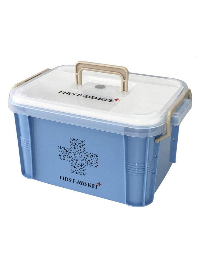 Baby Bucket Plastic Medical Kit | First Aid Kit | With Handle - [Blue]