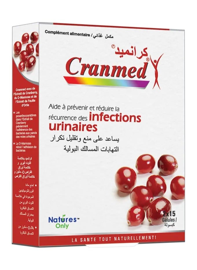 Cranmed Support Heathy Urinary Tract 30 Capsules