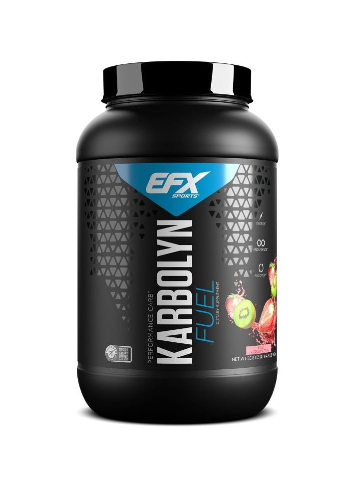 إي إف إكس سبورتس EFX Sports كاربولين أداء الوقود الكربوهيدرات 1950 جرام نكهة الفراولة الكيوي 36 حصة - Image 1