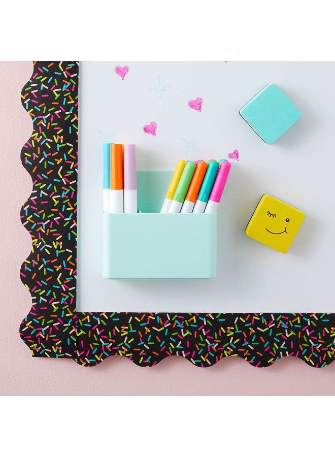 اوكونا اوتبوست مجموعة من 2 قلم تحديد مغناطيسي قابل للمسح الجاف وحامل أقلام للثلاجة والخزانة والسبورة البيضاء والثلاجة - Image 2