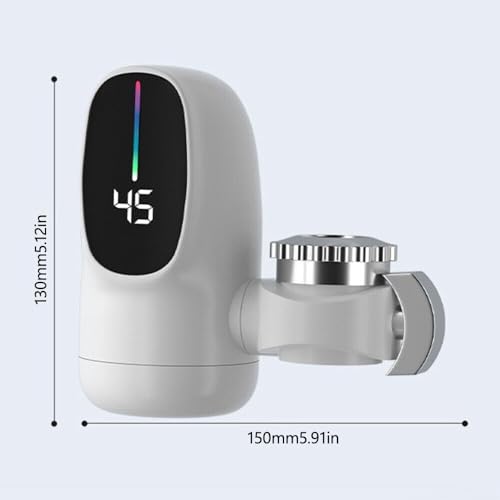 Elevea 𝟏𝟓 𝐘𝐞𝐚𝐫𝐬 𝐆𝐮𝐚𝐫𝐚𝐧𝐭𝐞𝐞, smart instant electric heating faucet for kitchen and bathroom, energy efficient hot water tap, elegant compact, Ideal for Kitchen - Image 2
