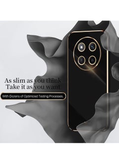 ICARLUS For Honor X9c 5G Case Glossy Electroplating TPU Protective Cover Gold-Black  - Image 2