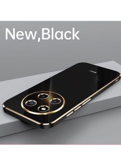 ICARLUS For Honor X9c 5G Case Glossy Electroplating TPU Protective Cover Gold-Black  - Image 3