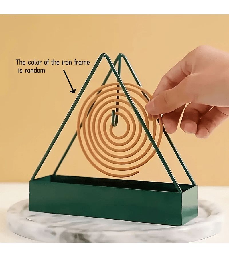 Set Of 2 Sturdy Plastic Mosquito Coil Holders Indoor Outdoor Incense Burner - Image 4