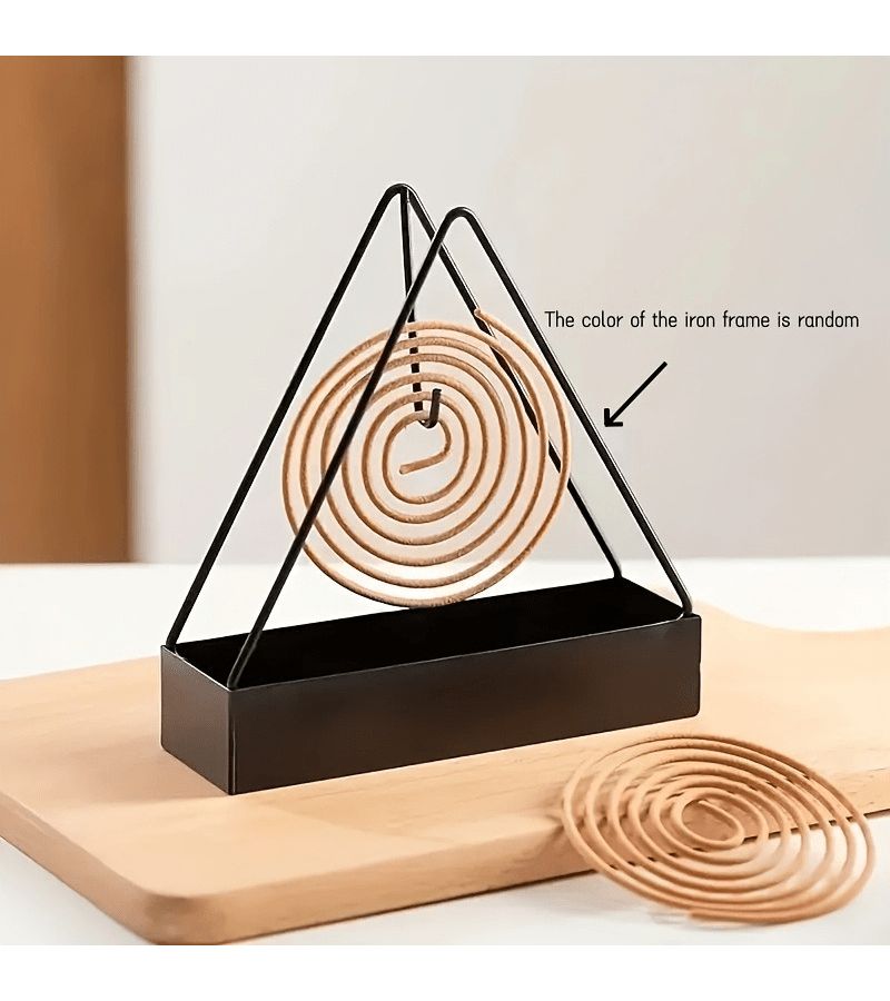 Set Of 2 Sturdy Plastic Mosquito Coil Holders Indoor Outdoor Incense Burner - Image 5