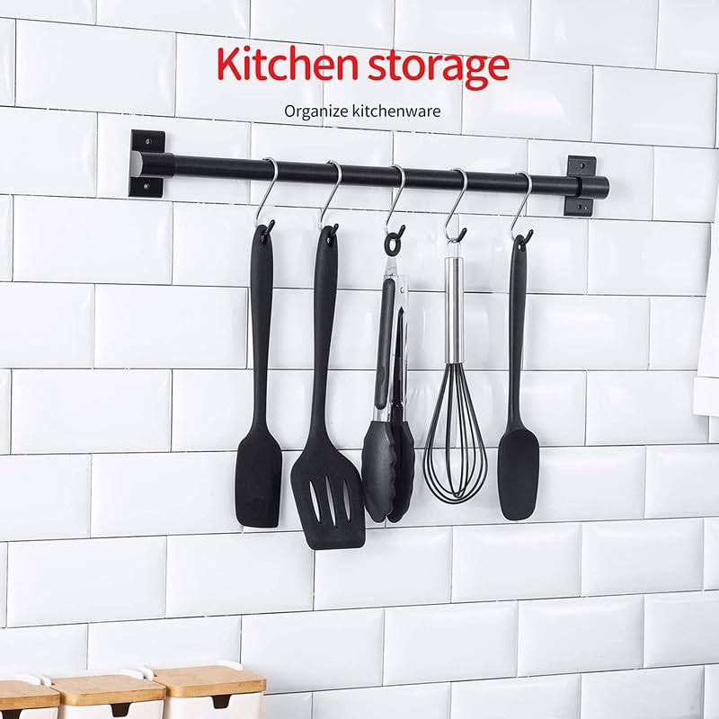 Gra8 Stainless Steel 3 Inch S Shaped Hooks Metal S-Hook Hangers Hanging Hooks for Bathroom, Bedroom, Office and Kitchen (20PCS) - Image 5