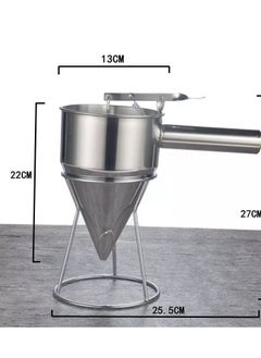 Stainless Steel Pancake Batter Dispenser Silver - pzsku/Z9F44BC881FB1DB9183B3Z/45/_/1650736565/ab57f6d9-ead8-4dd6-b480-a815fd304928