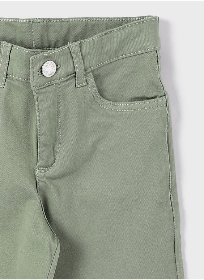 LC WAIKIKI Basic Bell-Bottoms Gabardine Girl Trousers  - Image 3
