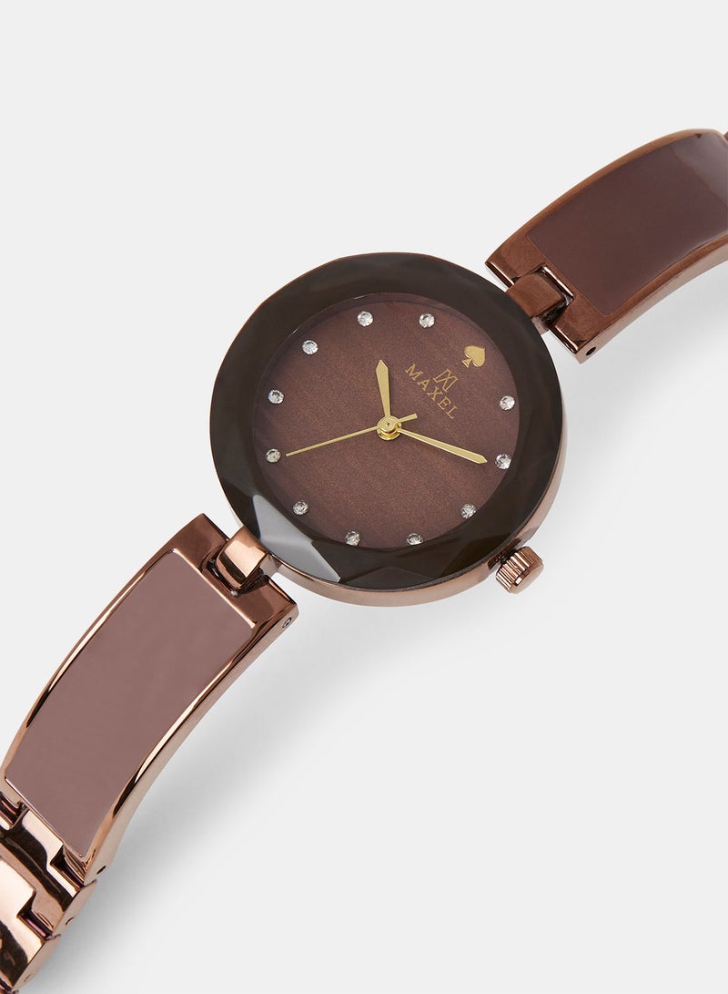 Maxel ساعة يد أنالوج نسائية فيوجن MX201 - 28 مم - Image 2