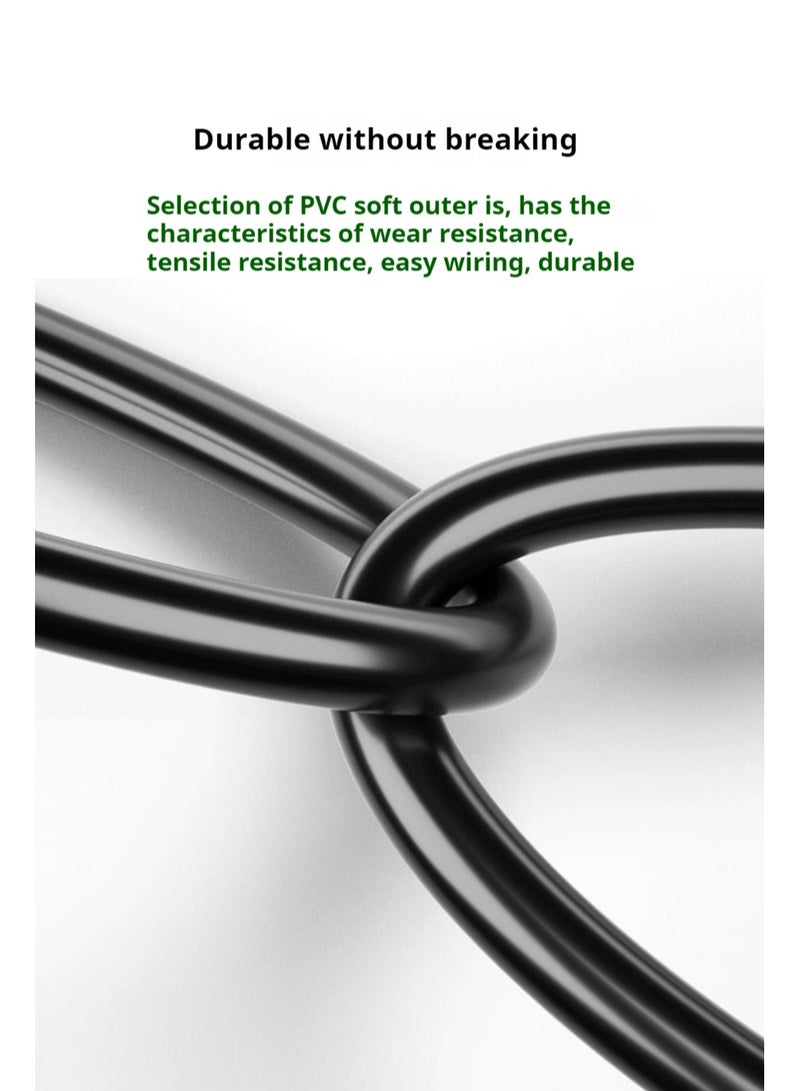 M-PARD Ethernet cable 1.5m Cat6 Gigabit high-speed 1000Mbps Internet cable RJ45 shielded network LAN cable compatible with PS5 PS4 Xbox One intelligent TV switch router Wifi extender panel  blue - Image 4