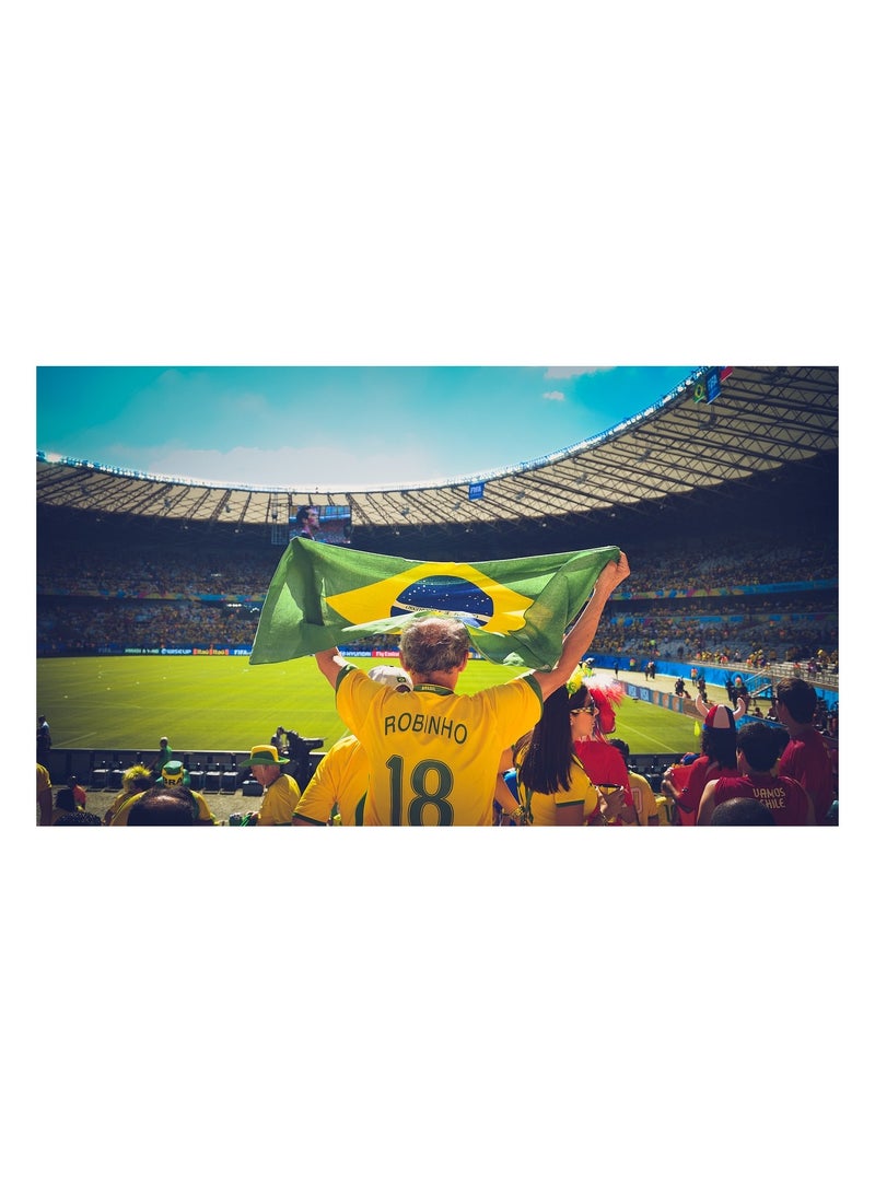 Anna 3D Soccer Match 1000-Piece Puzzle - Image 1