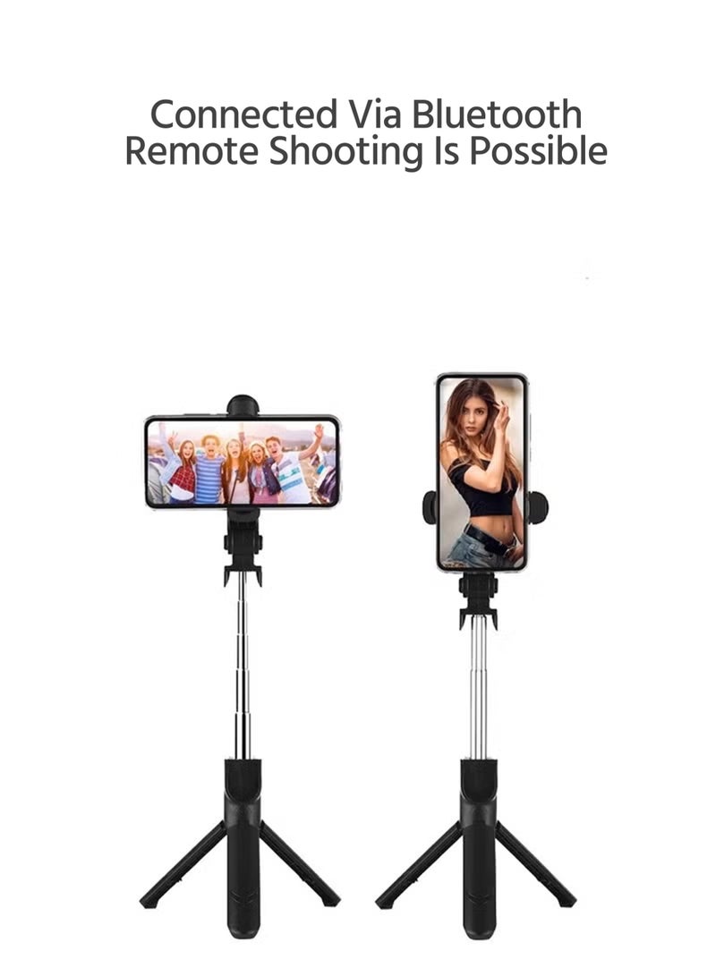 أحادية القاعدة للتصوير مع جهاز تحكم عن بعد لاسلكي، حامل ثلاثي القوائم محمول وخفيف الوزن من الألومنيوم لتصوير الفيديو - Image 5